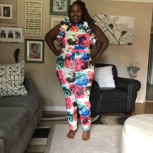 Roses & Ruffle Jumpsuit